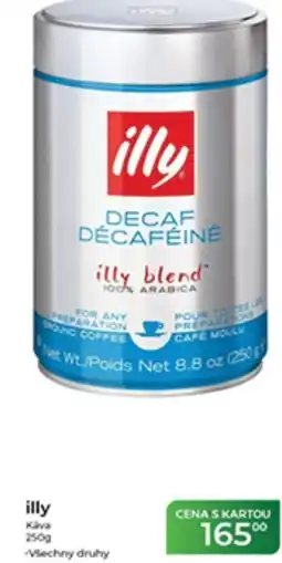 Tamda Foods Illy Káva nabídka