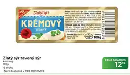 Tamda Foods Zlatý sýr tavený sýr krémový nabídka