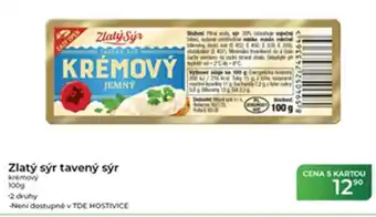Tamda Foods Zlatý sýr tavený sýr krémový nabídka