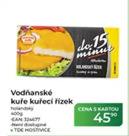 Tamda Foods Vodňanské kuře kuřecí řízek holandský nabídka