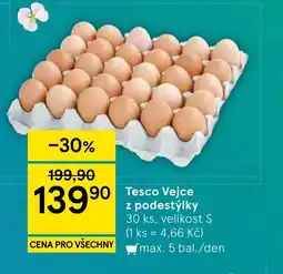 Tesco Tesco Vejce z podestylky nabídka