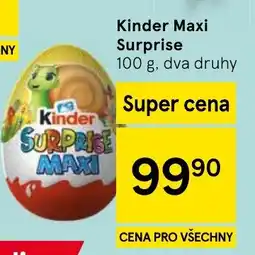 Tesco Kinder Maxi Surprise nabídka