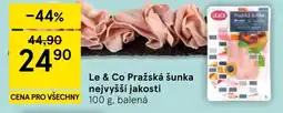Tesco Le & Co Pražská šunka nejvyšší jakosti nabídka