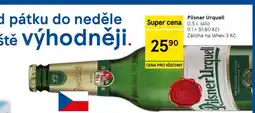 Tesco Pilsner Urquell nabídka