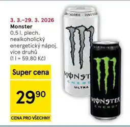 Tesco Monster nabídka