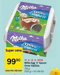 Tesco Milka Egg 'n' Spoon Oreo Vajíčka nabídka