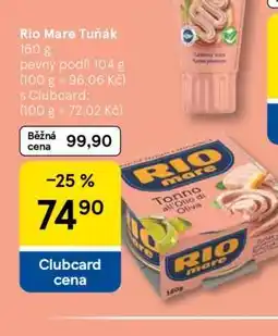 Tesco Rio Mare Tuňák nabídka