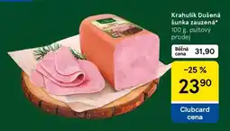 Tesco Krahulík Dušená šunka zauzená nabídka