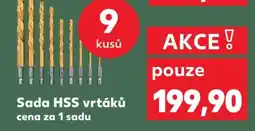 Kaufland Sada HSS vrtáků nabídka