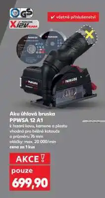 Aku úhlová bruska PPWSA 12 A1
