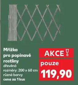 Kaufland Mřížka pro popínavé rostliny nabídka