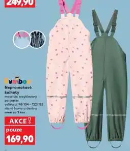 Kaufland Kuniboo Nepromokavé kalhoty nabídka