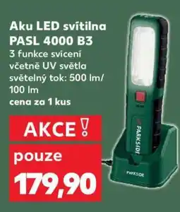 Kaufland Aku LED svítilna PASL 4000 B3 nabídka