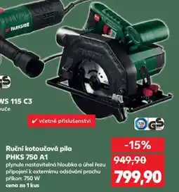 Kaufland Ruční kotoučová pila PHKS 750 A1 nabídka