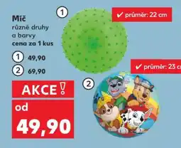 Kaufland Míč nabídka