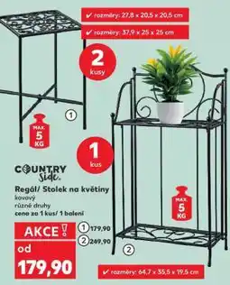 Kaufland Regál/Stolek na květiny nabídka