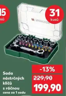 Kaufland Sada nástrčných klíčů s ráčnou nabídka