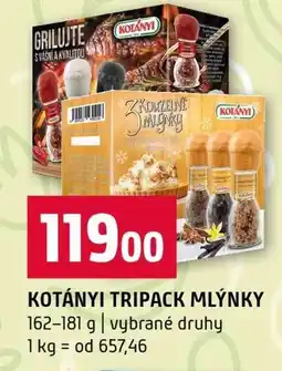 Terno KOTÁNYI TRIPACK MLÝNKY nabídka