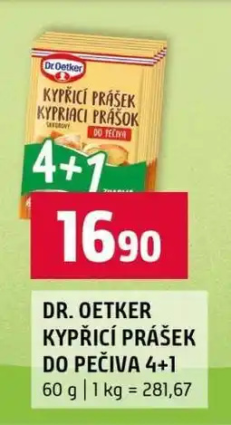 Terno DR. OETKER KYPŘICÍ PRÁŠEK DO PEČIVA 4+1 nabídka