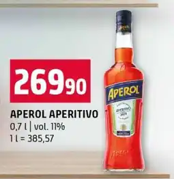 Terno Aperol Aperitivo nabídka