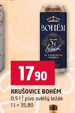Terno Krušovice Bohém nabídka