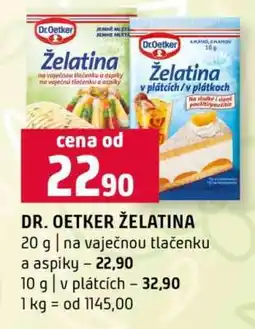 Terno Dr. Oetker želatina nabídka