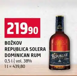 Terno BOŽKOV REPUBLICA SOLERA DOMINICAN RUM nabídka