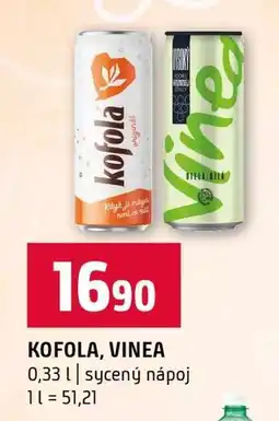 Terno Kofola, Vinea nabídka
