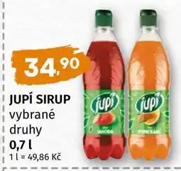 Terno Jupí sirup vybrané druhy nabídka