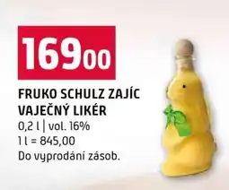 Terno FRUKO SCHULZ ZAJÍC VAJEČNÝ LIKÉR nabídka