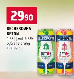 Terno Becherovka Beton nabídka