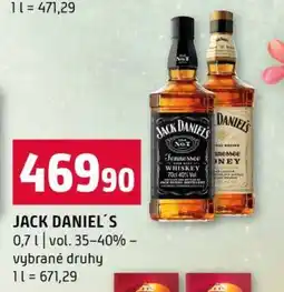 Terno Jack Daniel‘s nabídka