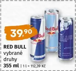 Terno RED BULL vybrané druhy nabídka
