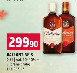 Terno Ballantine’s nabídka
