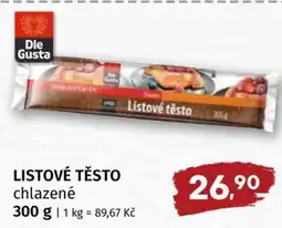 Terno Listové těsto nabídka