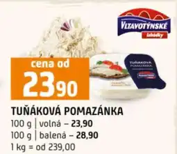 Terno Tuňáková pomazánka nabídka