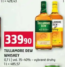 Terno TULLAMORE DEW WHISKEY nabídka