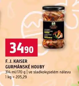 Terno F. J. KAISER GURMÁNSKÉ HOUBY nabídka