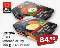 Terno Hotová jídla - vybrané druhy nabídka
