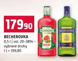 Terno Becherovka nabídka
