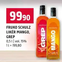 Terno FRUKO SCHULZ LIKÉR MANGO, GREP nabídka