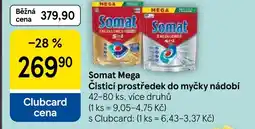 Tesco Somat Mega Čisticí prostředek do myčky nádobí nabídka
