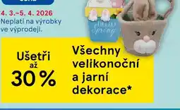 Tesco Všechny velikonoční a jarní dekorace* nabídka