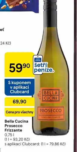 Tesco Bella Cucina Prosecco Frizzante nabídka