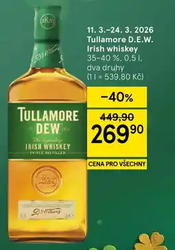 Tesco Tullamore D.E.W. Irish whiskey nabídka