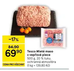 Tesco Tesco Mleté maso z vepřové plece nabídka