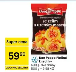 Tesco Don Peppe Plněné knedlíky nabídka