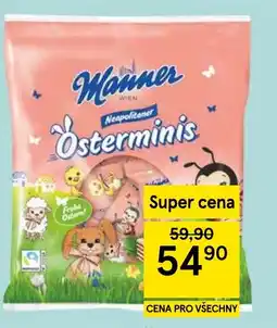 Tesco Manner Neapolitaner Velikonoční mini oplatky nabídka