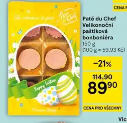 Tesco Paté du Chef Velikonoční paštiková bonboniéra nabídka