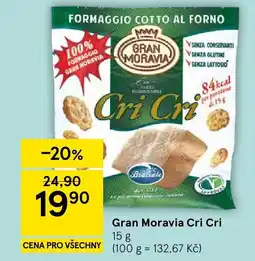 Tesco Gran Moravia Cri Cri nabídka